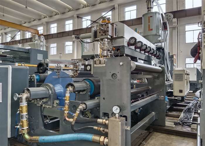 Vermogen 200 - 400 kg/uur Machine voor het lamineren van extrusiecoatings Max. coatingsnelheid 200 M/min
