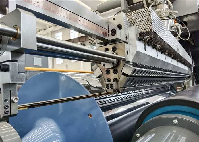 Vermogen 200 - 400 kg/uur Machine voor het lamineren van extrusiecoatings Max. coatingsnelheid 200 M/min