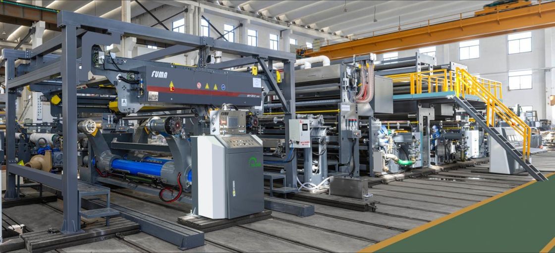 300M/min Productiesnelheid Dubbelzijdige Cup Paper Extrusion Coating Laminatie Machine