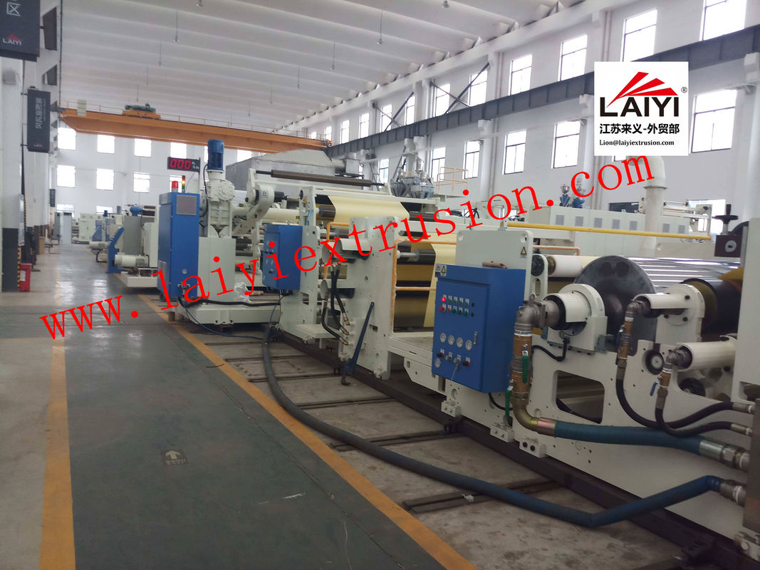 De automatische Hete Machine van de Smeltings Plastic Laminering met Snel Koelsysteem in wit en blauw