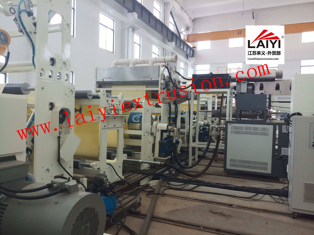Broodjesdocument Tweezijdige het Lamineren Machine Automatische Opheffende Type Extruder