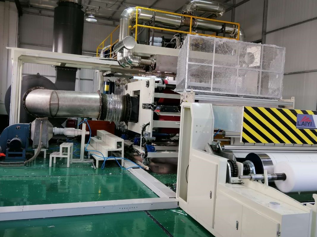 Smelting Geblazen niet Geweven Stoffenmachine met de Filter van het Hete Smeltings Door buizen leidende en Metende Systeem