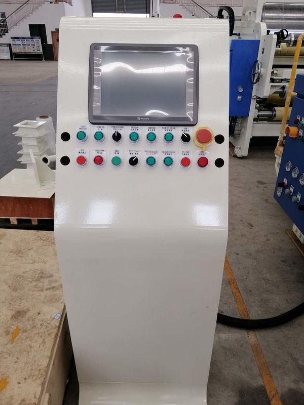 Nauwkeurige het Document van de Temperatuurcontrole het Lamineren Machine door PLC met Dunnere Deklaag Witte en Blauwe Machine