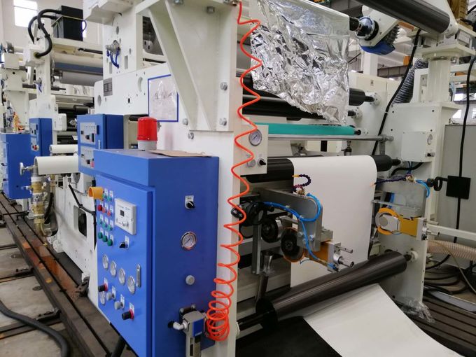 Motor Enige Zij 1400mm PET-folie van Siemens het Lamineren Machine 0